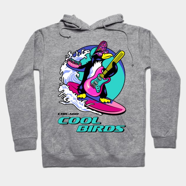 Chicago Cool Birds Hoodie by Hey Riddle Riddle